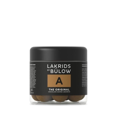 wurzelsepp_süßes&getränke_lakritz_The Original von Lakrids by Bülow – Lakritz mit Milchschokolade und Lakritzpulver, Dose klein