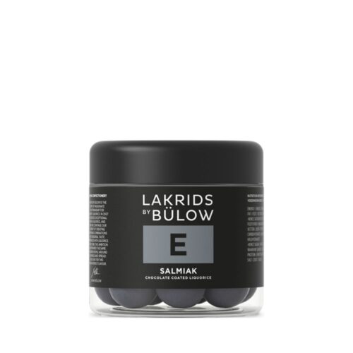 wurzelsepp_süßes&getränke_lakritz_E Salmiak von Lakrids by Bülow – Salzlakritz mit weißer Schokolade und Lakritzpulver, Dose klein